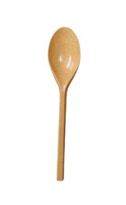 Evőkanál, PLA, lebomló, egyszer használatos, 16,5 cm, 50 db