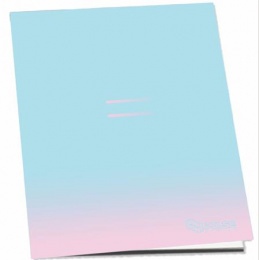 Füzet, tűzött, A4, vonalas, 52 lap, PULSE "Pastel Colours"